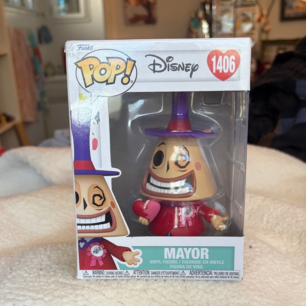 Funko Disney Mayor Vinyl Figure - Red & Purple